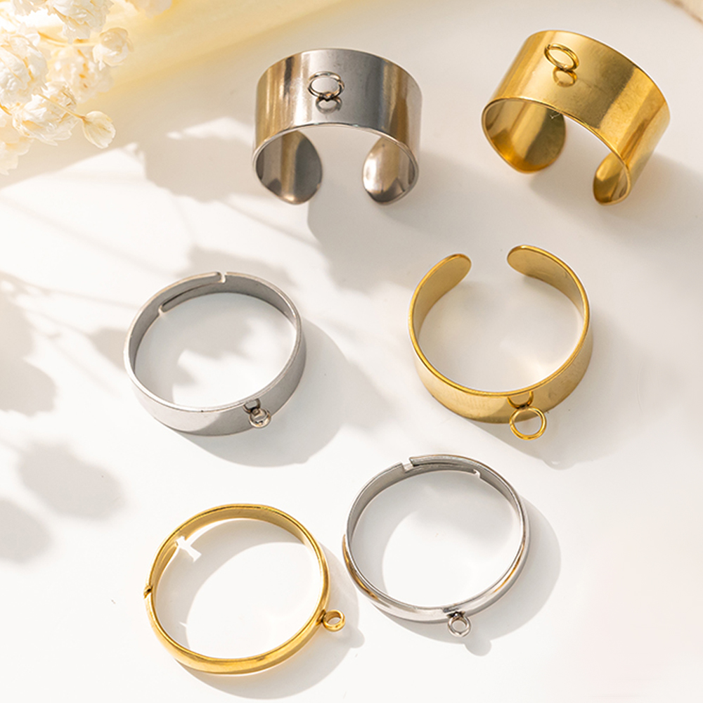 5pcs/Lot Stainless Steel Gold  - Daith Heart Ring ulasan dan harga