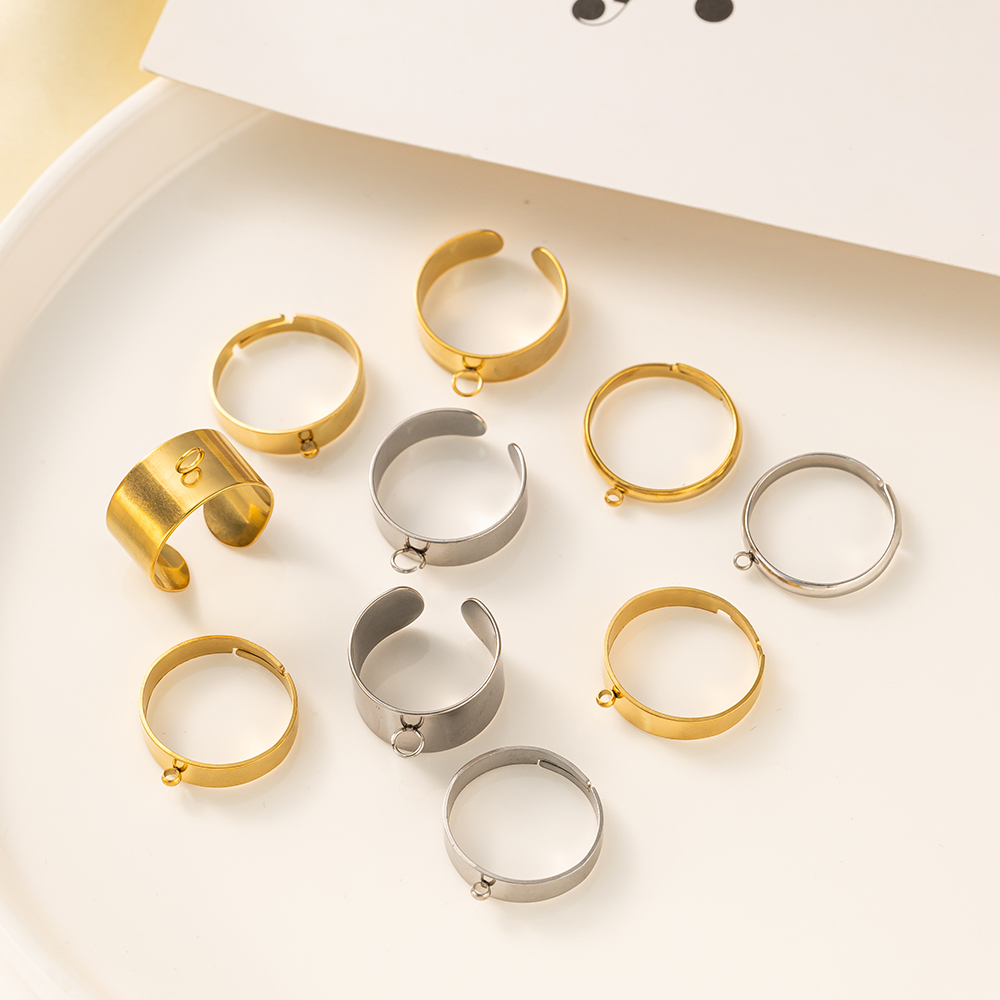 5pcs/Lot Stainless Steel Gold  - Daith Heart Ring ulasan dan harga