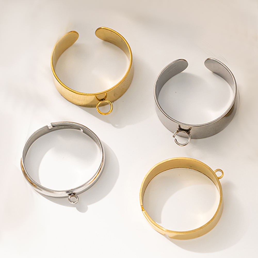 5pcs/Lot Stainless Steel Gold  - Daith Heart Ring ulasan dan harga