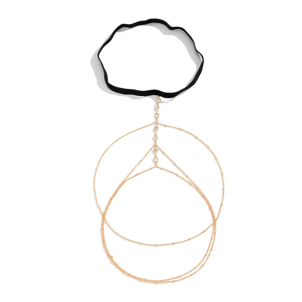 Boho Elastic Band Crystal Leg  - Qualiti Body Jewelry ulasan dan harga