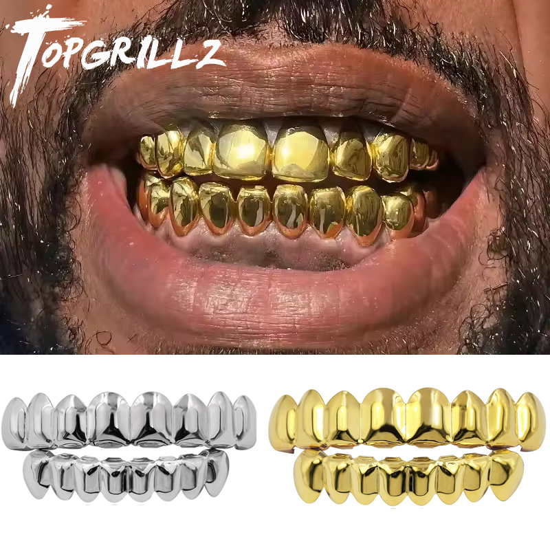 TOPGRILLZ Gold Silver Plated H - Body Jewelry Real Gold ulasan dan harga