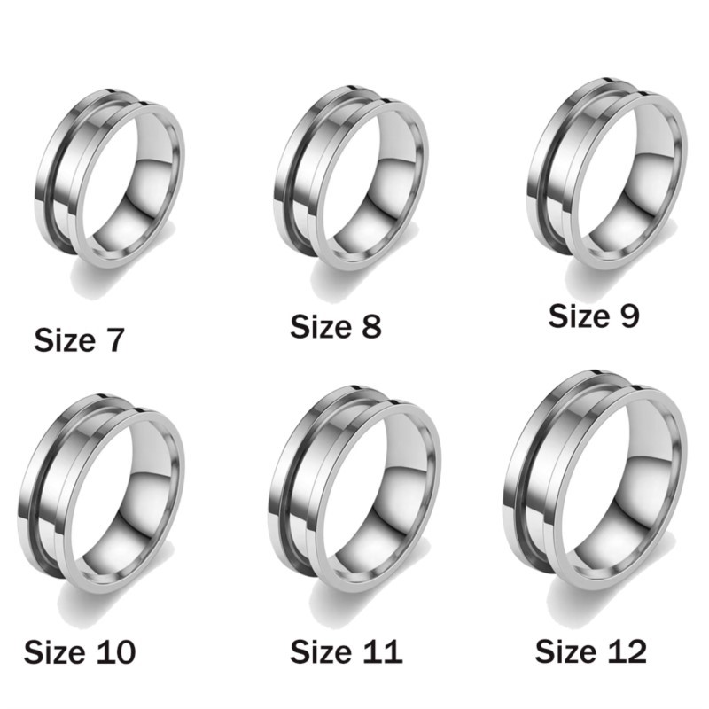 5pcs 7/8/9/10/11/12 Ring Core  - Daith Heart Ring ulasan dan harga