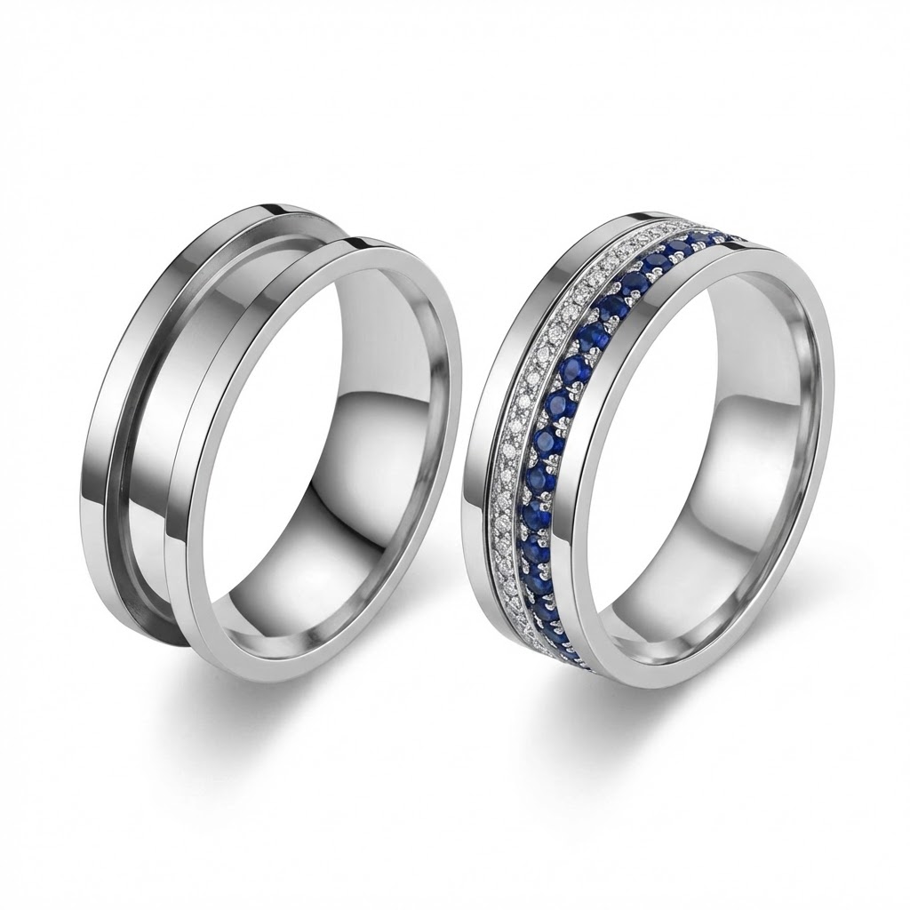 5pcs 7/8/9/10/11/12 Ring Core  - Daith Heart Ring ulasan dan harga