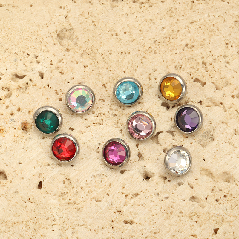 1PCS ASTM F136 Titanium Bezel  - Dermal Anchor Top ulasan dan harga