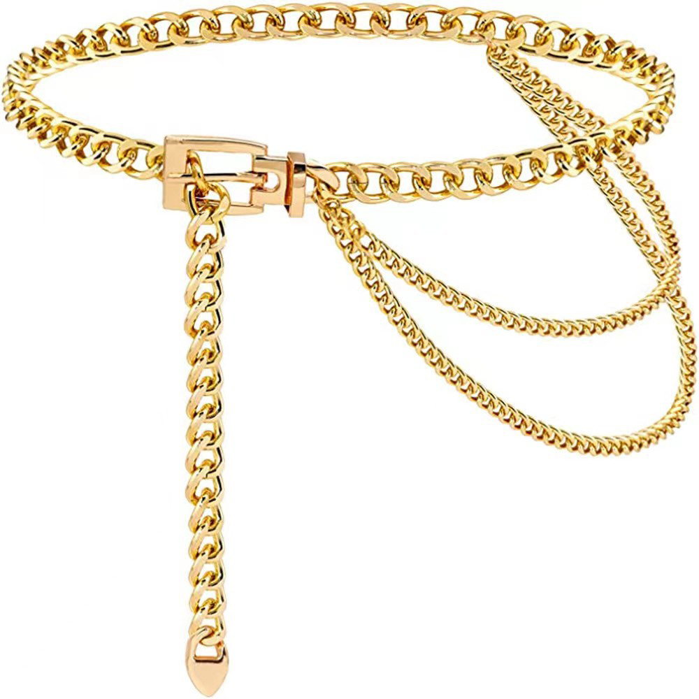 Punk Waist Chain Metal Belt La - Qualiti Body Jewelry ulasan dan harga