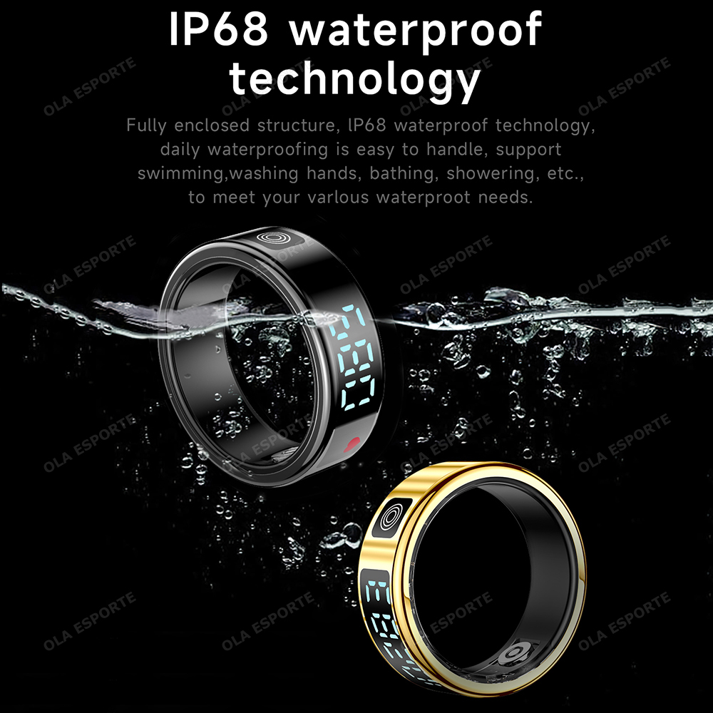 Smart Ring Digital Display Fit - Daith Heart Ring ulasan dan harga