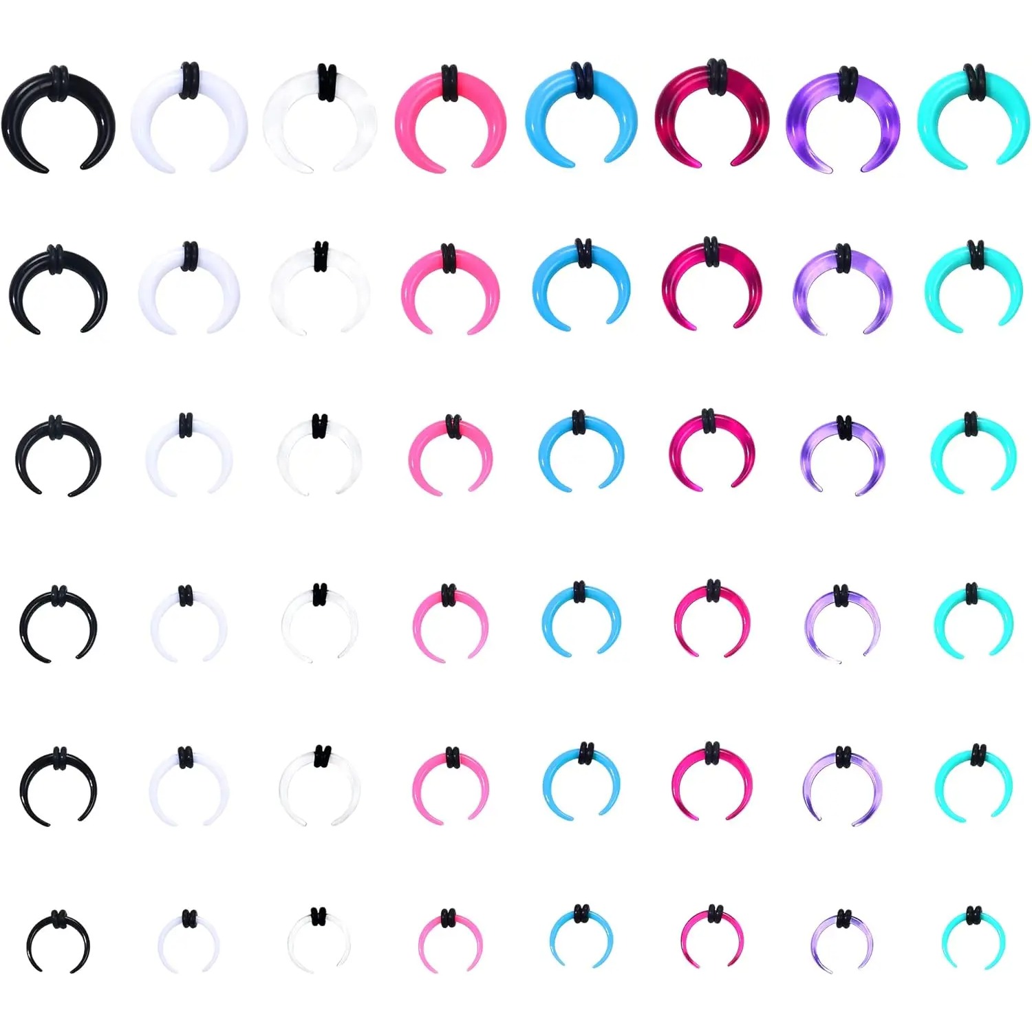 Florideco 4G-14G Acrylic Septu - Body Jewelry Gauges ulasan dan harga