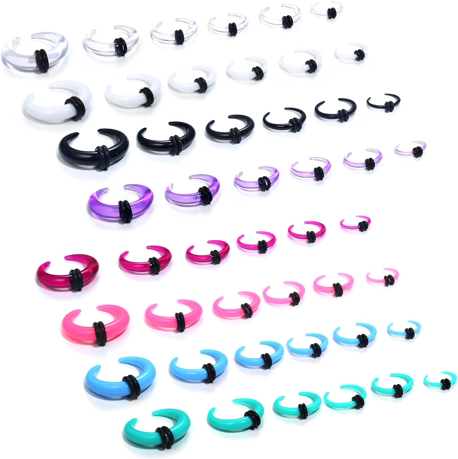 Florideco 4G-14G Acrylic Septu - Body Jewelry Gauges ulasan dan harga