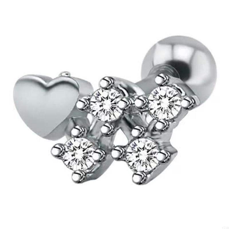  Sparkling Cubic Zirconia Derm - Dermal Anchor Top ulasan dan harga