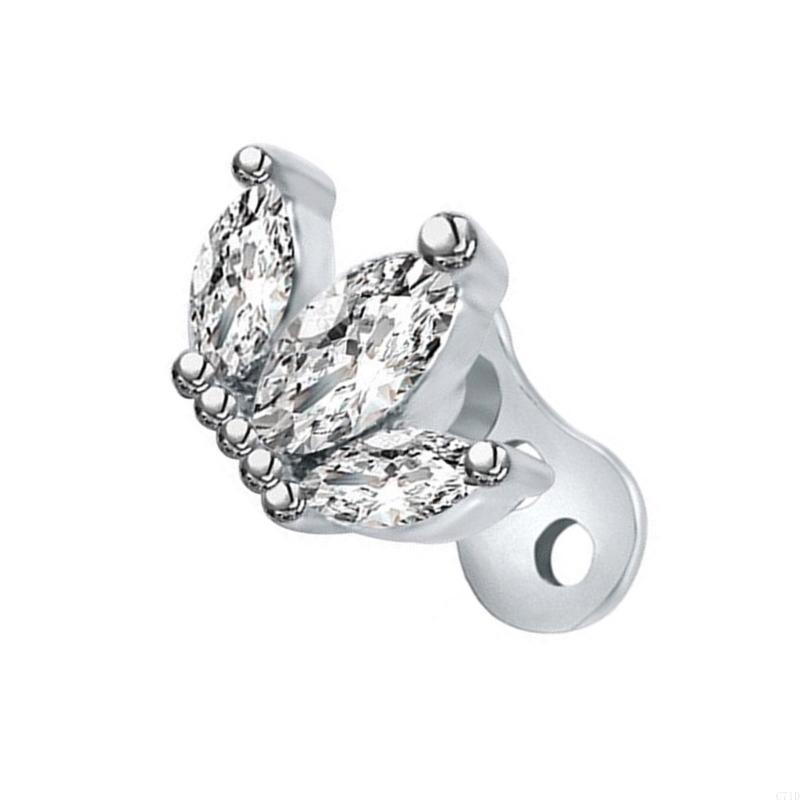  Sparkling Cubic Zirconia Derm - Dermal Anchor Top ulasan dan harga