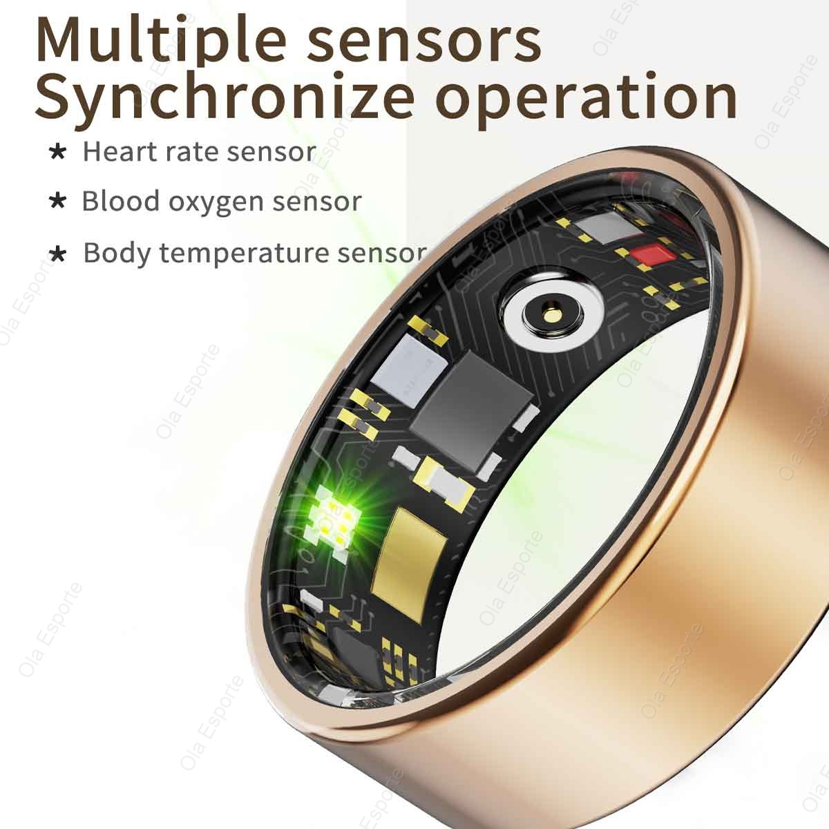 Titanium Alloy Smart Ring, Hea - Daith Heart Ring ulasan dan harga